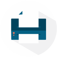 提出されたレポートの <br>一括印刷にも対応・アイコン